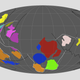 Rodinia’s breakup, 650 million years ago, in Merdith’s model.